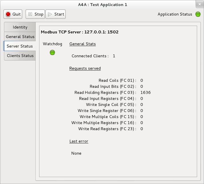 A4A App1 MBTCPServer tab in Debian Wheezy