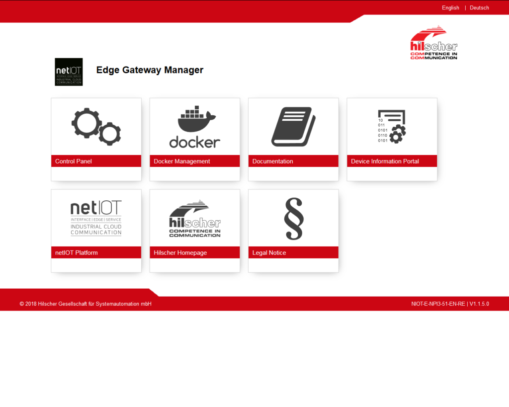 Edge Gateway Manager